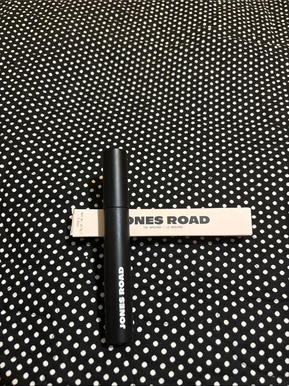 Jones Road Black Mascara Tube with Cream Box